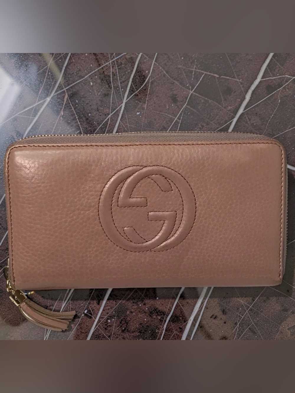 GUCCI Soho Leather Zip Around Wallet 😍♥️